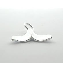 Whale fin, sterling silver, sku#M3935