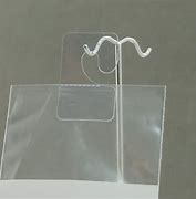 Clear Plastic J-Hook Tab