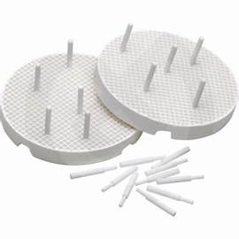 20 Pack Of Ceramic Pins For Honeycomb Ceramic Soldering Blocks