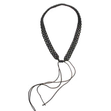 Web Knitted Necklace, SKU#PNC06BK