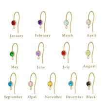 Cubic Zirconia Ear Wire w/ Ring