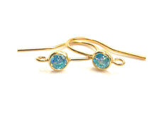 Cubic Zirconia Ear Wire w/ Ring
