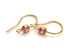 Cubic Zirconia Ear Wire w/ Ring