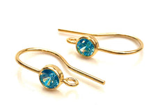 Cubic Zirconia Ear Wire w/ Ring