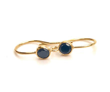 Cubic Zirconia Ear Wire w/ Ring