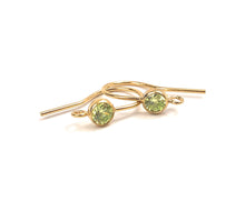 Cubic Zirconia Ear Wire w/ Ring