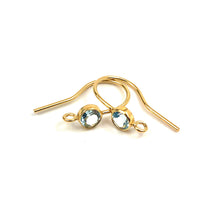Cubic Zirconia Ear Wire w/ Ring