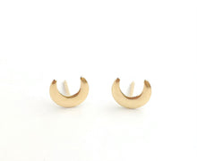 14kGF Moon Studs Sku#583-4