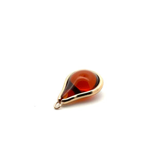 Brown crystal charm