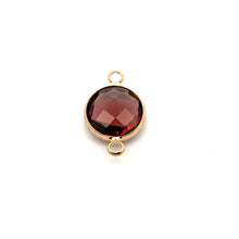 Maroon crystal charm M2148