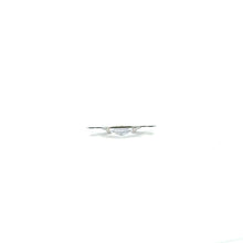 Clear silver plated, Diamond shape, Double ring charm. SKU#M3257