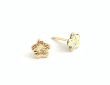 14kGF Flower Stud Sku#2281-4