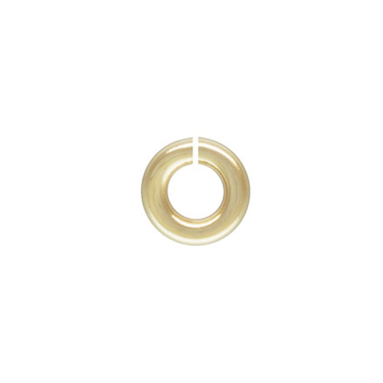 20.5ga 0.76x3mm Open Jump Ring, 14k Gold Filled, 14k Rose Gold Filled, Sterling Silver, Sku#4004455 #5004455 #4804455