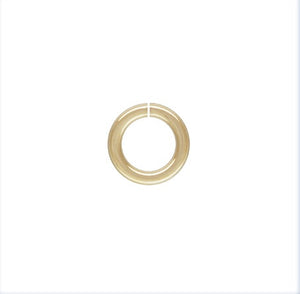 22ga .64x3.5mm Open Jump Ring, 14k Gold Filled, 14k Rose Gold Filled, Sterling Silver, Sku#4004435 #5004435 #4804435
