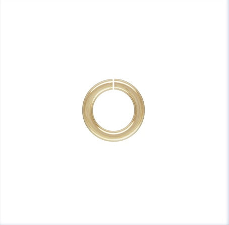 22ga .64x3.5mm Open Jump Ring, 14k Gold Filled, 14k Rose Gold Filled, Sterling Silver, Sku#4004435 #5004435 #4804435