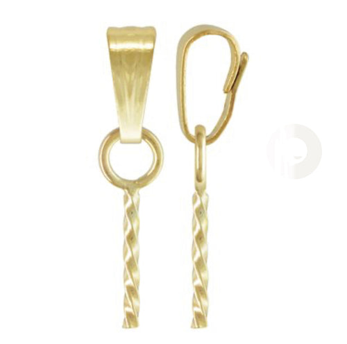 Screw Eye W/6.5mm Peg Pendant, 14k Gold Filled, Sku#4020011P