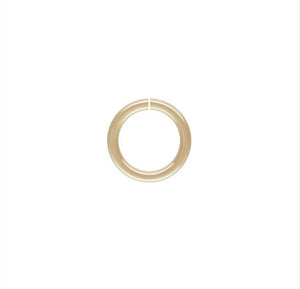 22ga Open Jump Ring 0.64x4.5mm, 14k Gold Filled, Sterling Silver, Sku#.4004450