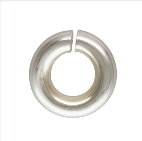 19GA Open Jump Ring, 0.89X3.5mm, Sterling silver, Gold Filled.