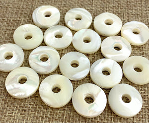Mother of Pearl Donut Beads Sku#M557