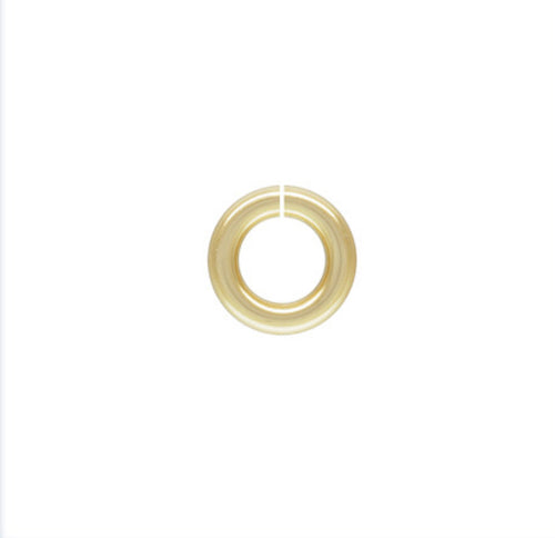 18ga Open Jump Ring 1.0x4mm, 14k Gold Filled, Sterling Silver, Sku#4004525