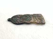 Mother of Pearl Tiki Head Charm Sku#M3494