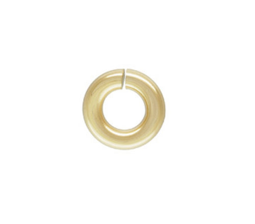 19ga Open Jump Ring .89 x 3.5mm, 14k Gold Filled, Sterling Silver, Sku#4004496 #5004496