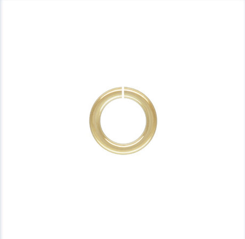 20.5ga Open Jump Ring 0.76x4.5mm, 14k Gold Filled, Sterling Silver, Sku#4004470