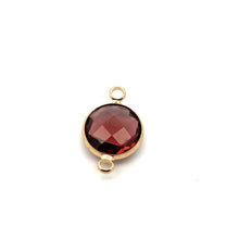 Maroon crystal charm M2148