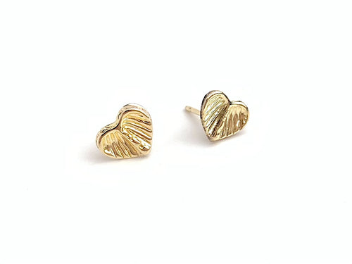 14kGF Anthurium Stud Sku#2424-4