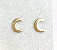 14kGF Moon Studs Sku#583-4