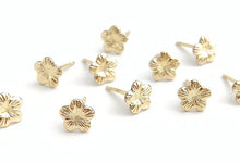 14kGF Flower Stud Sku#2281-4