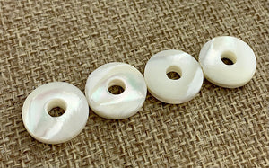 Mother of Pearl Donut Beads Sku#M557