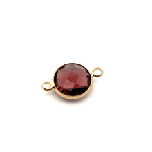 Maroon crystal charm M2148