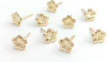 14kGF Flower Stud Sku#2281-4
