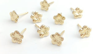 14kGF Flower Stud Sku#2281-4