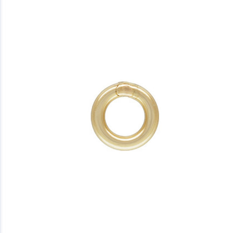 19ga Close Jump Ring 0.89x4mm, 14k Gold Filled, Sterling Silver, Sku#4004491C