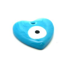 Evil eye, Heart shape bead, SKU#M3411