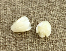 Mother of Pearl White Large 2.5 Hole Pikake Beads
