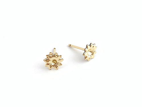 14kGF Flower Studs Sku#E2-4