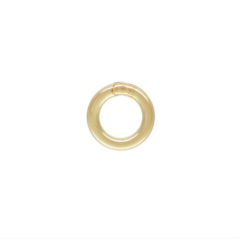 20.5ga Closed Jump Ring 0.76x4mm, 14k Gold Filled, Sterling Silver, 14k Rose Gold Filled #4004460C