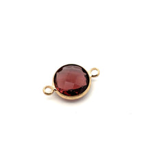 Maroon crystal charm M2148
