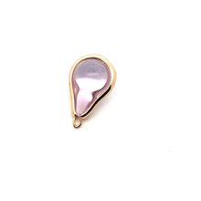 Pink crystal charm M2160