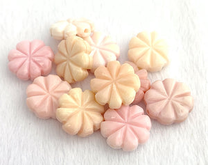 Mother of Pearl Flower Bead Sku#M494