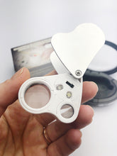 LED Magnifier Glass Double-Multiple Jewelry Identifying Type