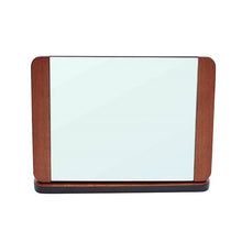 Small Wooden Folding Mirror