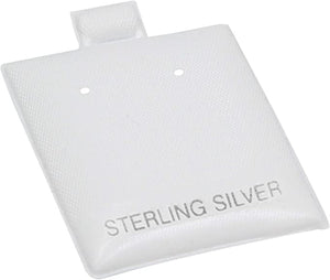 Puff Earring Card (Sterling Sliver)