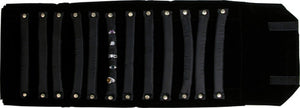 Deluxe Black Velvet Jewelry Rolls