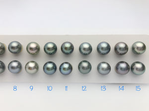 Tahitian AA Pearl Loose Matched Pairs 9mm to 9.5mm (183)