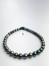 BIG 16mm Round Tahitian Pearl Necklace on Leather Cord, 12 - 16mm (286)