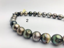 EXTRA BIG 17mm Tahitian Pearl Necklace on Leather 15 - 17mm (282)